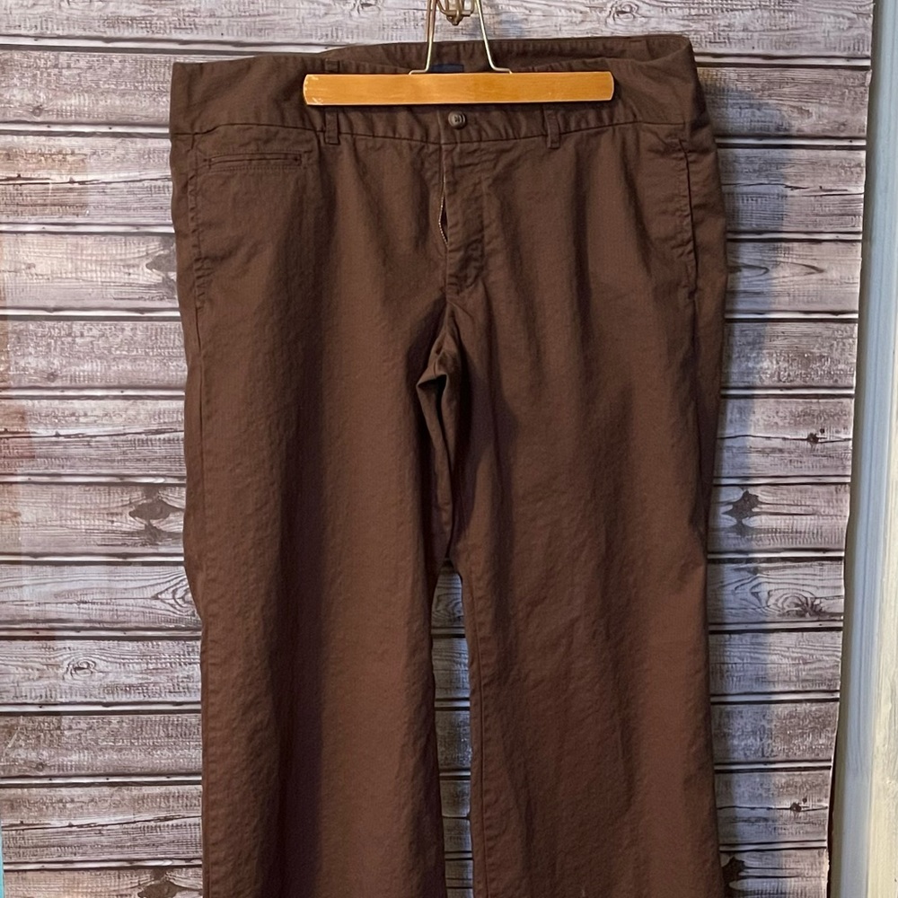 Gap stretch flared leg trousers